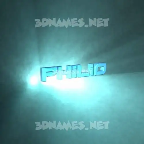 philio in Light Shine style - 3D name wallpaper philio in Light Shine style - 3D name wallpaper