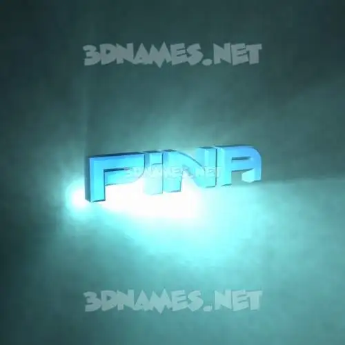 pina in Light Shine style - 3D name wallpaper pina in Light Shine style - 3D name wallpaper