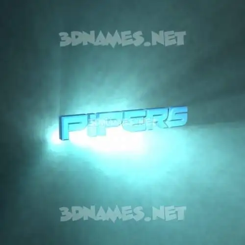 pipers in Light Shine style - 3D name wallpaper pipers in Light Shine style - 3D name wallpaper