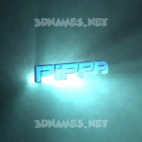 pippa in Light Shine style - 3D name wallpaper pippa in Light Shine style - 3D name wallpaper