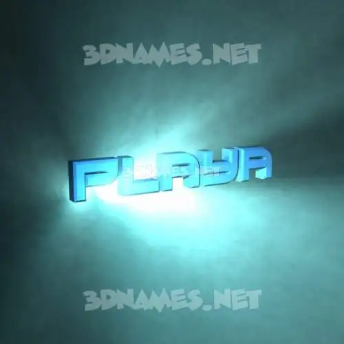 playa in Light Shine style - 3D name wallpaper playa in Light Shine style - 3D name wallpaper