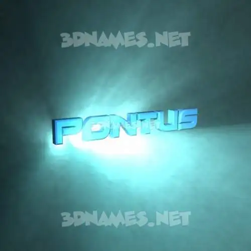 pontus in Light Shine style - 3D name wallpaper pontus in Light Shine style - 3D name wallpaper