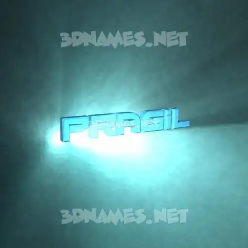 pragil in Light Shine style - 3D name wallpaper pragil in Light Shine style - 3D name wallpaper