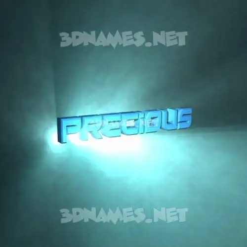 precious in Light Shine style - 3D name wallpaper precious in Light Shine style - 3D name wallpaper