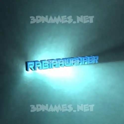 rabiaawahabr in Light Shine style - 3D name wallpaper rabiaawahabr in Light Shine style - 3D name wallpaper