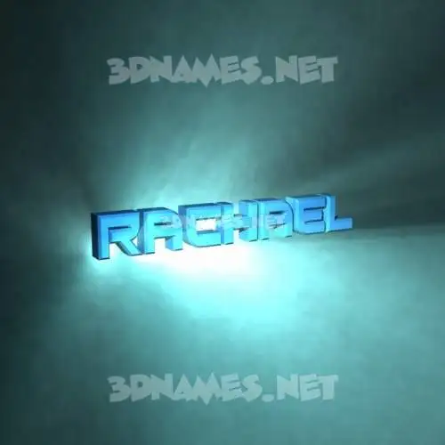rachael in Light Shine style - 3D name wallpaper rachael in Light Shine style - 3D name wallpaper