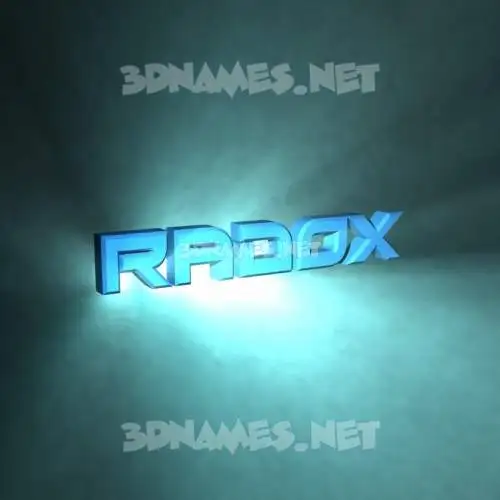 radox in Light Shine style - 3D name wallpaper radox in Light Shine style - 3D name wallpaper