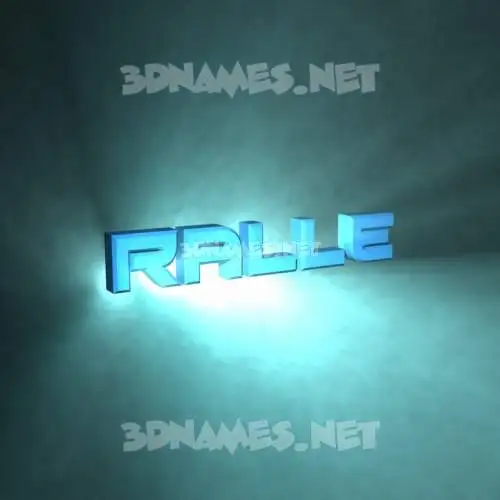 ralle in Light Shine style - 3D name wallpaper ralle in Light Shine style - 3D name wallpaper