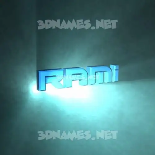 rami in Light Shine style - 3D name wallpaper rami in Light Shine style - 3D name wallpaper