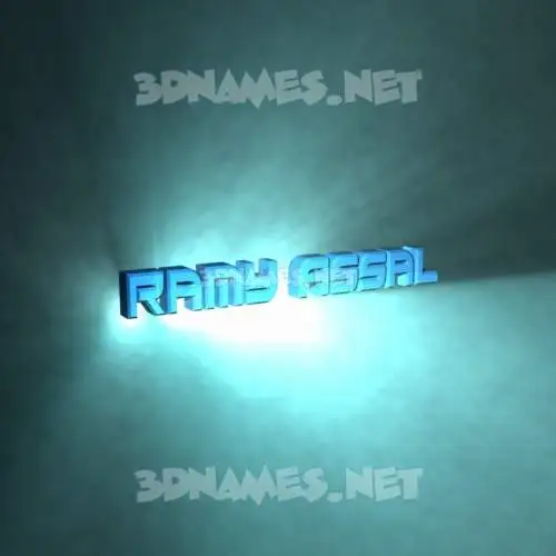 ramy assal in Light Shine style - 3D name wallpaper ramy assal in Light Shine style - 3D name wallpaper