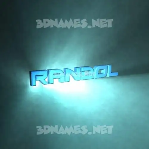 randol in Light Shine style - 3D name wallpaper randol in Light Shine style - 3D name wallpaper