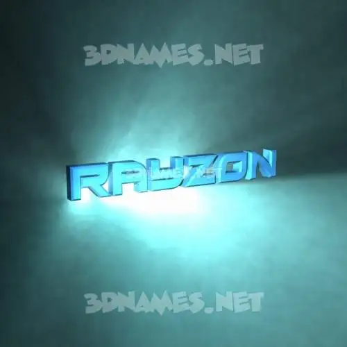 rayzon in Light Shine style - 3D name wallpaper rayzon in Light Shine style - 3D name wallpaper