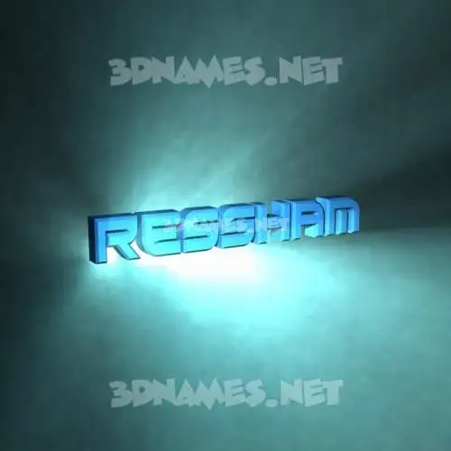 ressham in Light Shine style - 3D name wallpaper ressham in Light Shine style - 3D name wallpaper