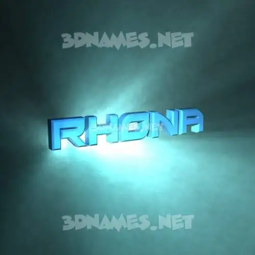 rhona in Light Shine style - 3D name wallpaper rhona in Light Shine style - 3D name wallpaper