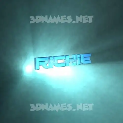 richie in Light Shine style - 3D name wallpaper richie in Light Shine style - 3D name wallpaper