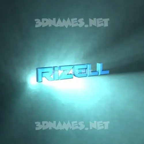 rizell in Light Shine style - 3D name wallpaper rizell in Light Shine style - 3D name wallpaper