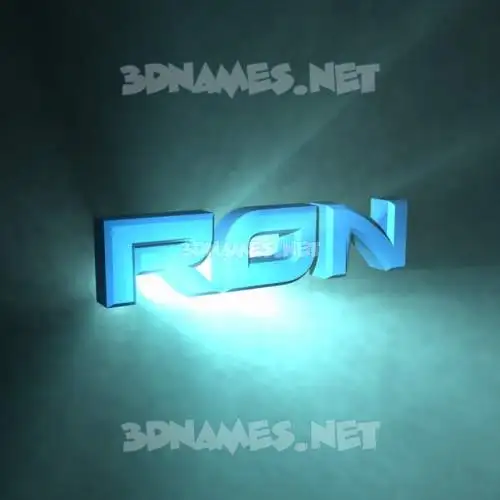 ron in Light Shine style - 3D name wallpaper ron in Light Shine style - 3D name wallpaper
