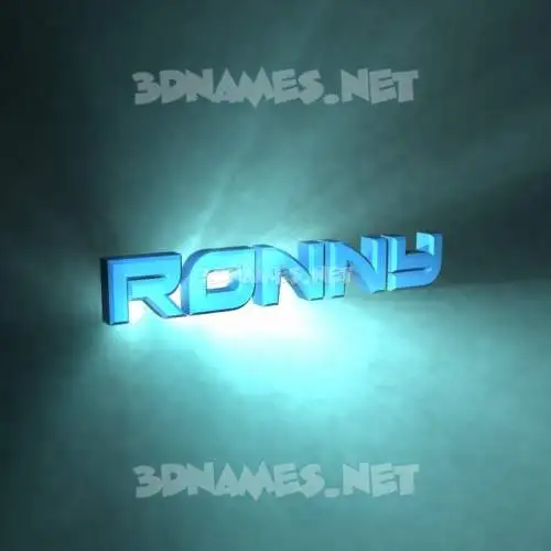 ronny in Light Shine style - 3D name wallpaper ronny in Light Shine style - 3D name wallpaper