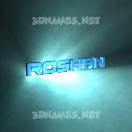 roshan in Light Shine style - 3D name wallpaper roshan in Light Shine style - 3D name wallpaper