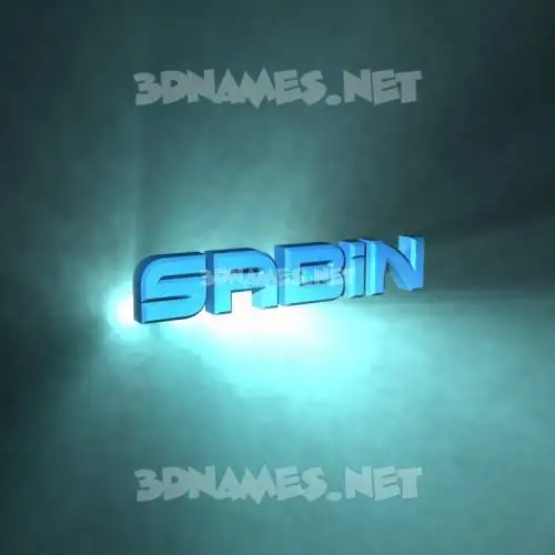 sabin in Light Shine style - 3D name wallpaper sabin in Light Shine style - 3D name wallpaper