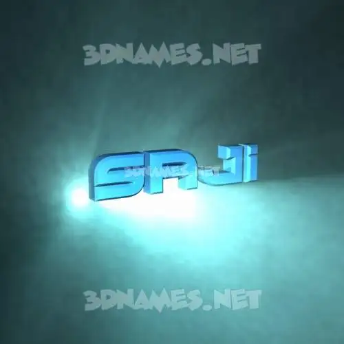saji in Light Shine style - 3D name wallpaper saji in Light Shine style - 3D name wallpaper