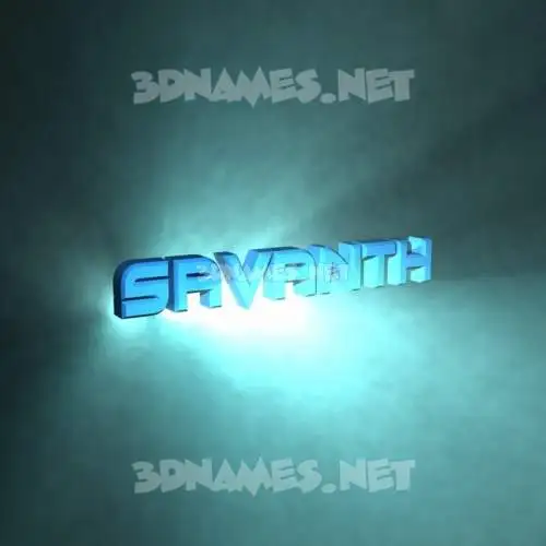 savanth in Light Shine style - 3D name wallpaper savanth in Light Shine style - 3D name wallpaper