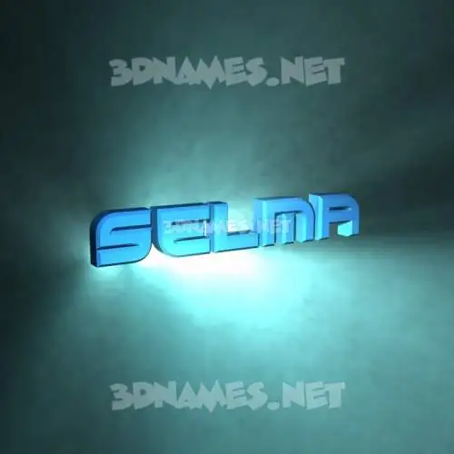 selma in Light Shine style - 3D name wallpaper selma in Light Shine style - 3D name wallpaper
