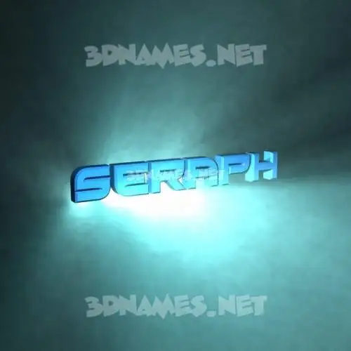 seraph in Light Shine style - 3D name wallpaper seraph in Light Shine style - 3D name wallpaper