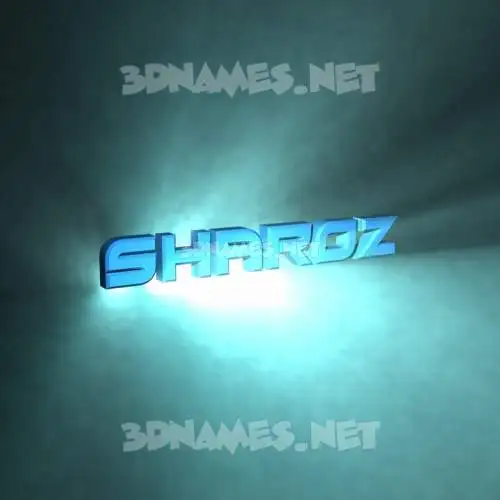 sharoz in Light Shine style - 3D name wallpaper sharoz in Light Shine style - 3D name wallpaper
