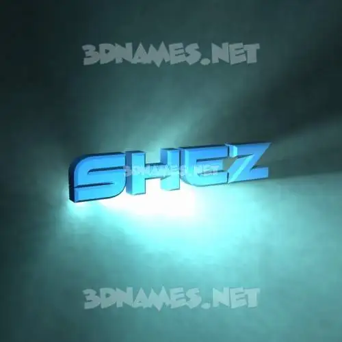 shez in Light Shine style - 3D name wallpaper shez in Light Shine style - 3D name wallpaper