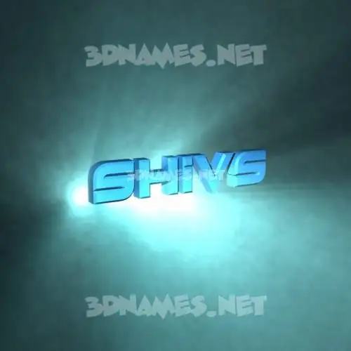shivs in Light Shine style - 3D name wallpaper shivs in Light Shine style - 3D name wallpaper