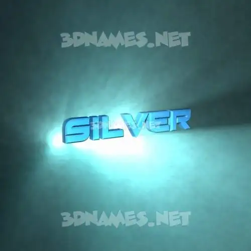 silver in Light Shine style - 3D name wallpaper silver in Light Shine style - 3D name wallpaper