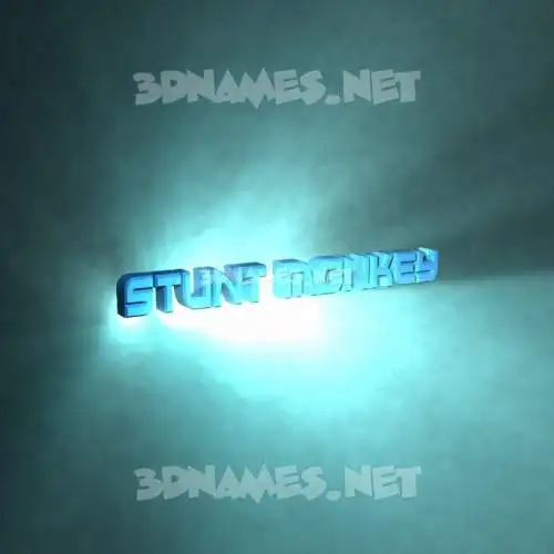 stunt monkey in Light Shine style - 3D name wallpaper stunt monkey in Light Shine style - 3D name wallpaper