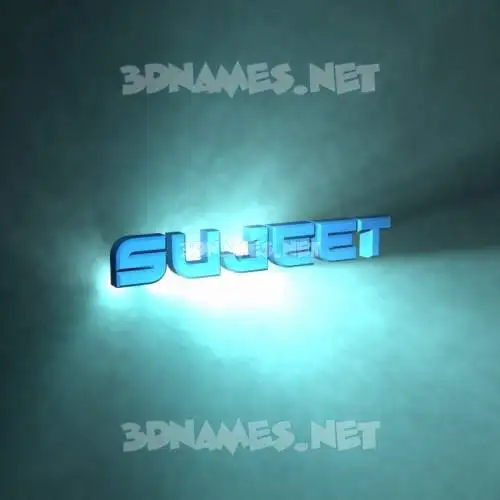 sujeet in Light Shine style - 3D name wallpaper