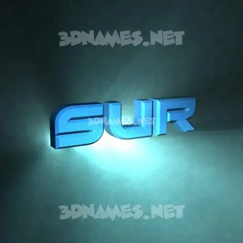 sur in Light Shine style - 3D name wallpaper sur in Light Shine style - 3D name wallpaper
