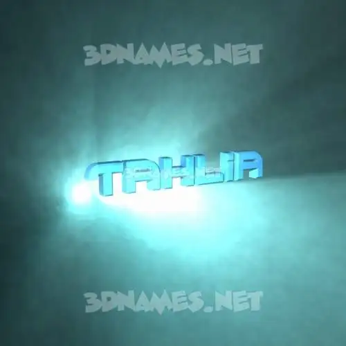 tahlia in Light Shine style - 3D name wallpaper tahlia in Light Shine style - 3D name wallpaper