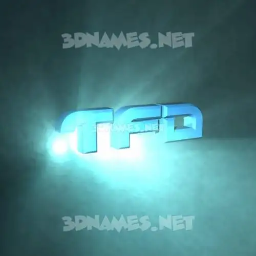 tfd in Light Shine style - 3D name wallpaper tfd in Light Shine style - 3D name wallpaper
