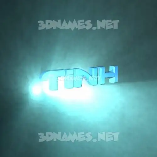 tinh in Light Shine style - 3D name wallpaper tinh in Light Shine style - 3D name wallpaper