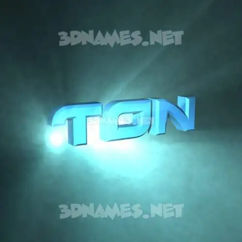 ton in Light Shine style - 3D name wallpaper ton in Light Shine style - 3D name wallpaper