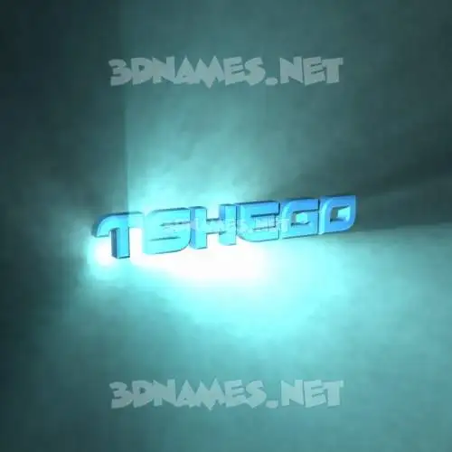 tshego in Light Shine style - 3D name wallpaper