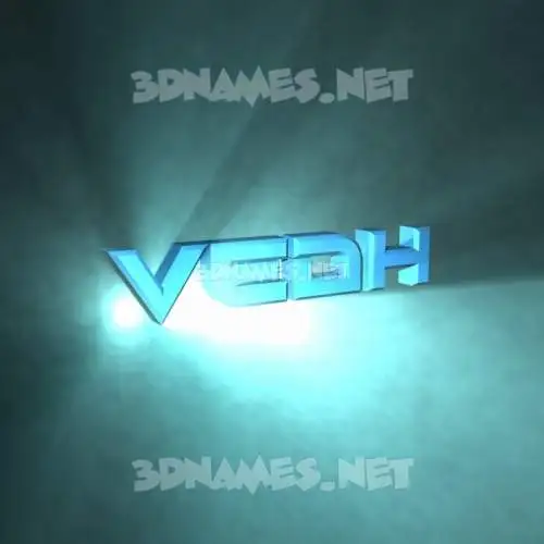 vedh in Light Shine style - 3D name wallpaper