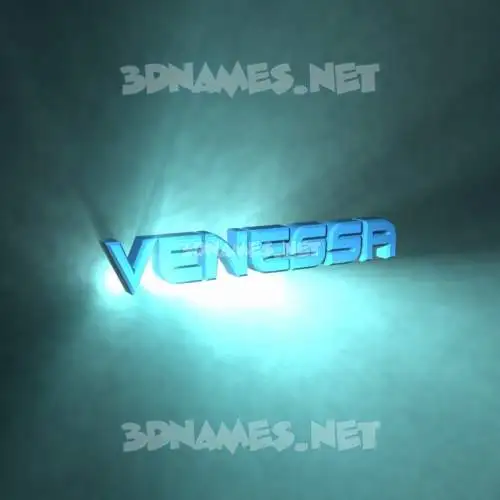 venessa in Light Shine style - 3D name wallpaper venessa in Light Shine style - 3D name wallpaper