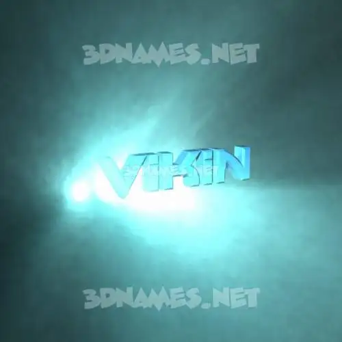 vikin in Light Shine style - 3D name wallpaper vikin in Light Shine style - 3D name wallpaper