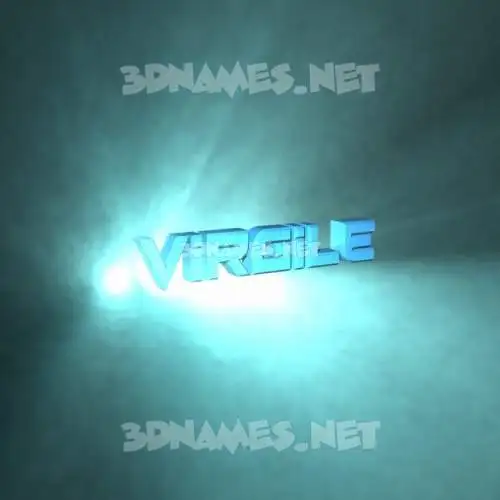 virgile in Light Shine style - 3D name wallpaper virgile in Light Shine style - 3D name wallpaper