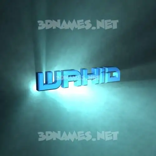 wahid in Light Shine style - 3D name wallpaper wahid in Light Shine style - 3D name wallpaper