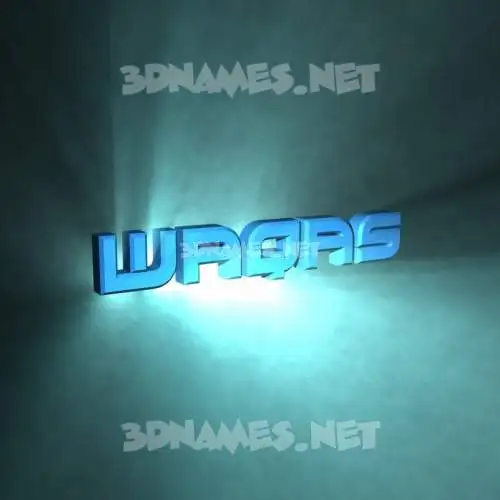 waqas in Light Shine style - 3D name wallpaper waqas in Light Shine style - 3D name wallpaper