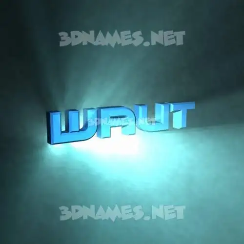 waut in Light Shine style - 3D name wallpaper waut in Light Shine style - 3D name wallpaper