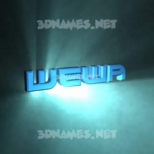 wewa in Light Shine style - 3D name wallpaper wewa in Light Shine style - 3D name wallpaper