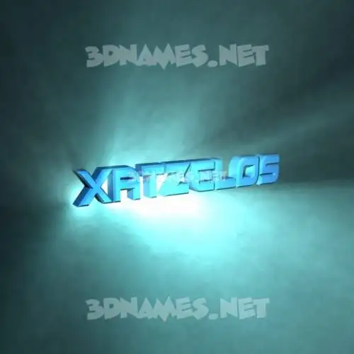 xatzelos in Light Shine style - 3D name wallpaper xatzelos in Light Shine style - 3D name wallpaper