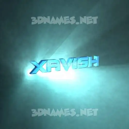 xavish in Light Shine style - 3D name wallpaper xavish in Light Shine style - 3D name wallpaper